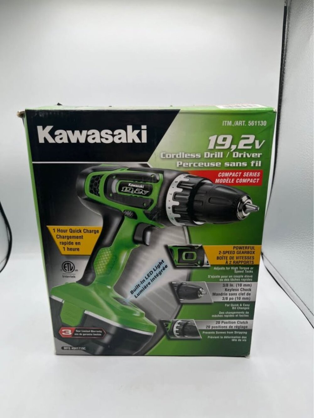 Kawasaki 19.2V Cordless Drill / Driver